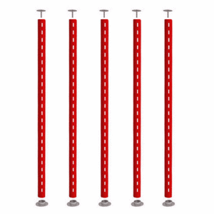 KF-205패션 폴기둥 천정용_빨강색조정발,소켓 포함 (기둥 1개 1200~3000mm)▶ 폴시스템/폴행거/폴기둥/드레스룸/의류매장/샵인테리어/선반